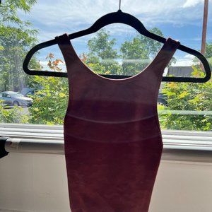 Beyond Yoga Studio Crop Tank Burgundy
